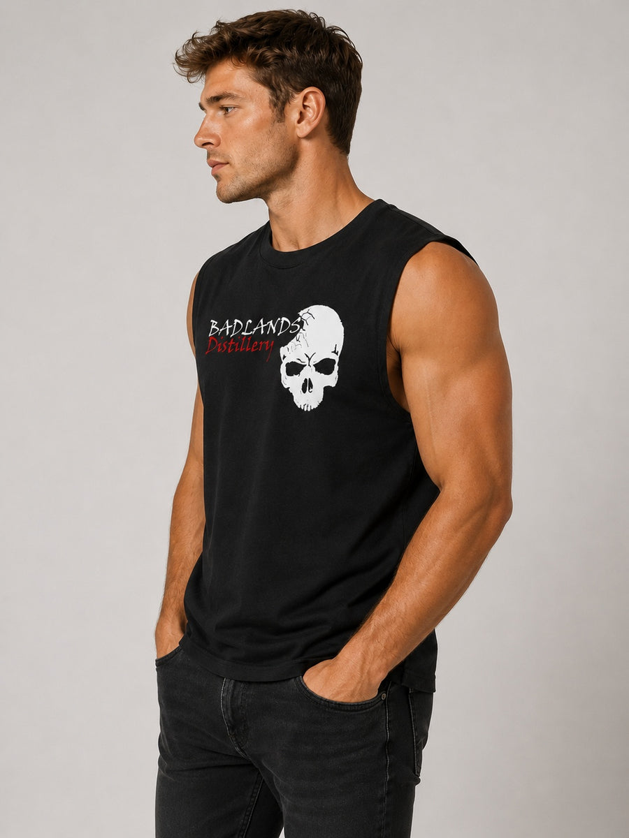 Badlands Distillery | Men's Sleeveless Cotton Tank Top image 1