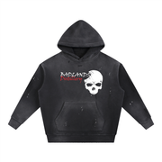 Badlands Distillery | Premium Vintage Washed Frayed Fleece Hoodie