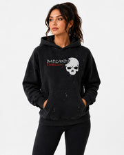 Badlands Distillery | Premium Vintage Washed Frayed Fleece Hoodie image 0