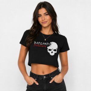 Badlands Distillery | Women’s Performance Crop T-Shirt